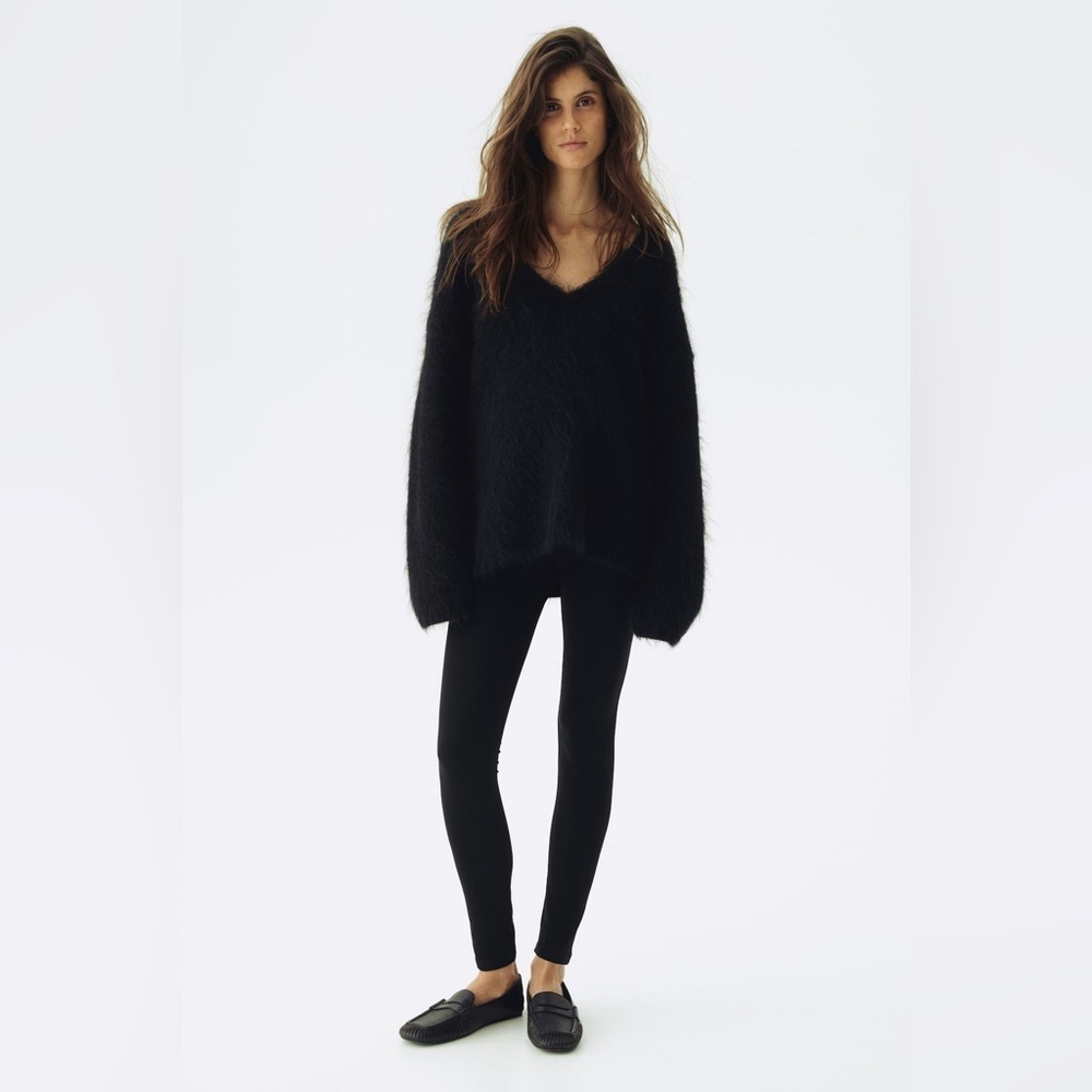 H&M MAMA Jersey Leggings Black